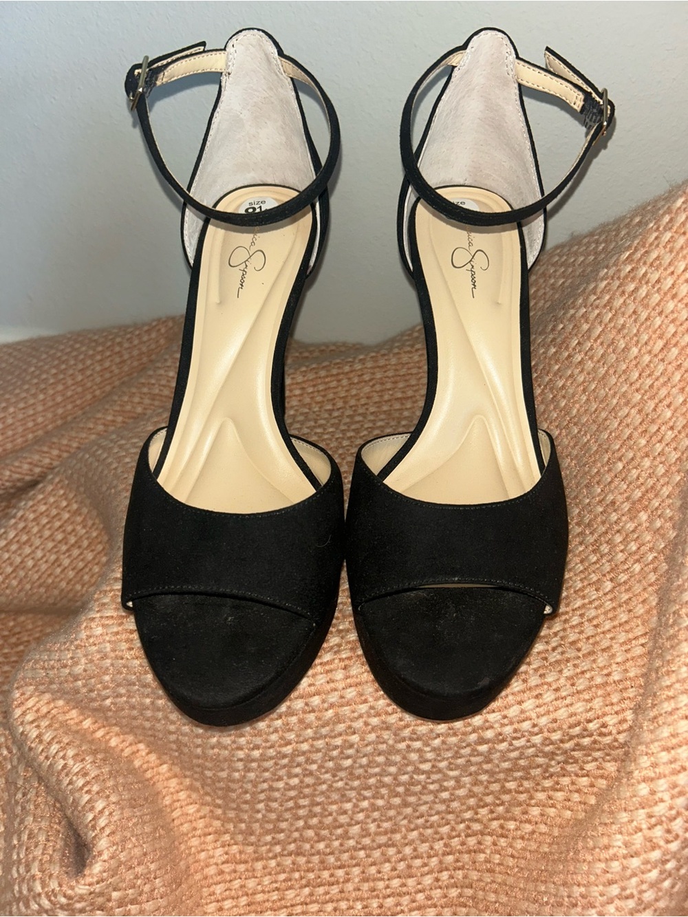 NEW Jessica Simpson Sohilea Ankle Strap Platform Sandal Sz 8.5 - Picture 9 of 13